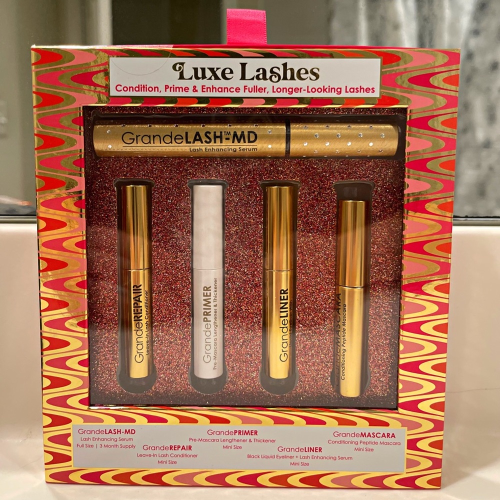 Grande Cosmetics Luxe Lashes Set (New & Sealed)